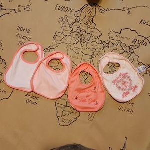 Little Me Burp Bib - Set of 4